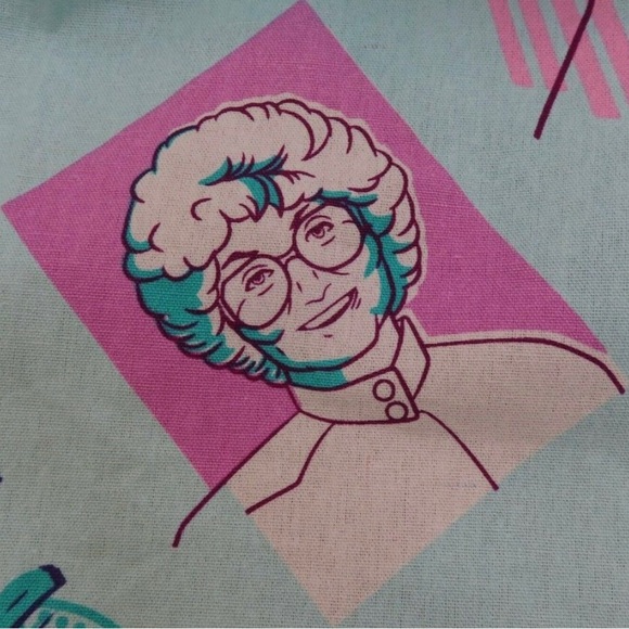 The Golden Girls Apron Retro 80s 90s Waist Apron with Pocket NEW Ruffle - Picture 13 of 15